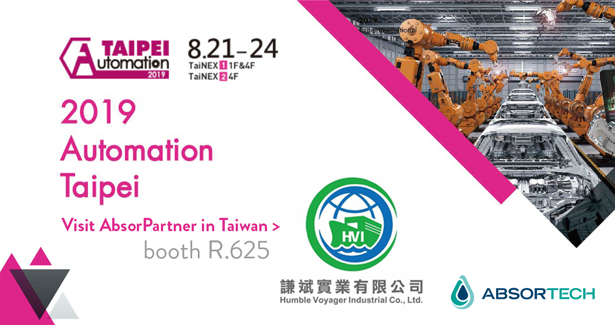 AbsorPartner in Taiwan Humble Voyager Industrial will exhibit at Automation Taipei 2019